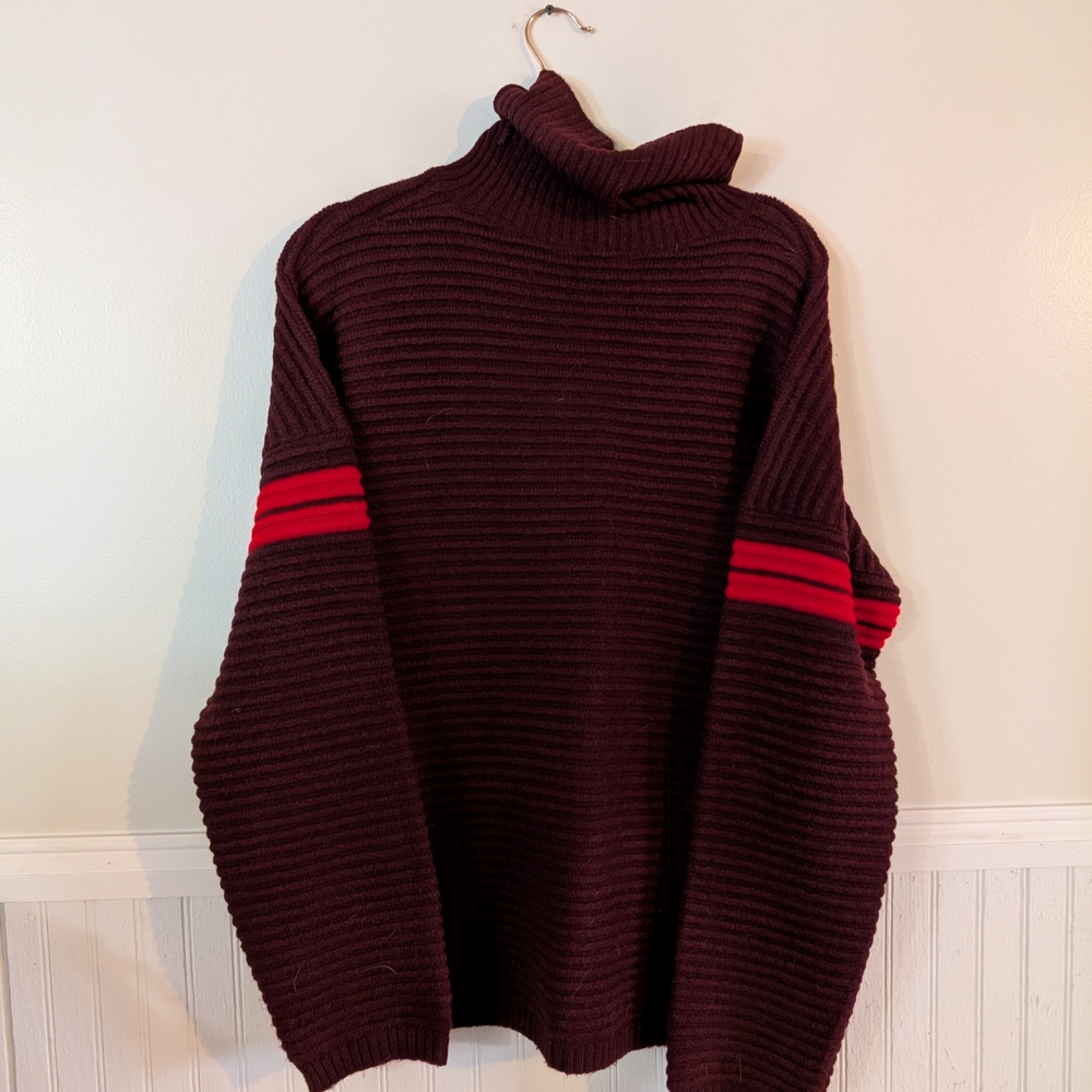 Mountain Khakis Dark Red Turtleneck Sweater